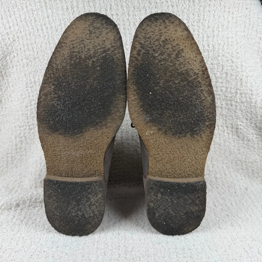 Johnston Murphy Men's Size 13.0 M Calder Chukka Desert Boots Grey Leather Crepe